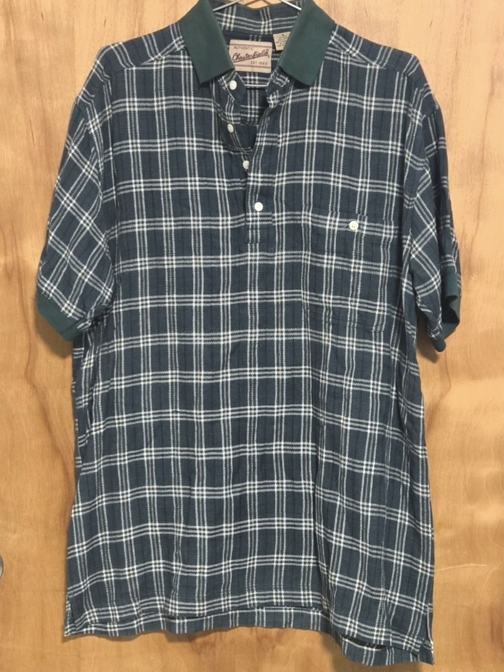 GREEN CHESTERFIELD MEN'S SHIRT